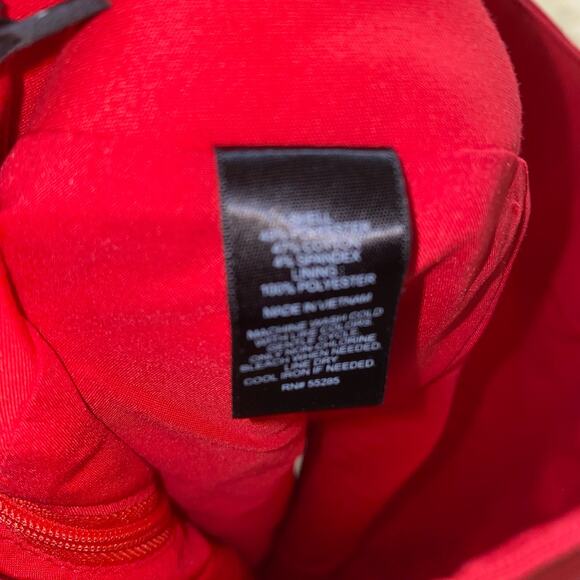 Express Paneled Knee Length Straight/Pencil Skirt in Pink/Red Size 2 - Picture 7 of 7